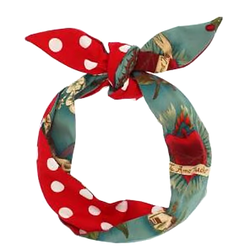 Tattoo Style Printed Headband