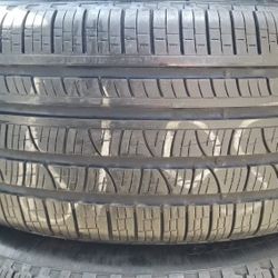 255/50/19 Used Set 80% PIRELLI SCORPION VERDE A/S PLUS 70K RUN FLAT