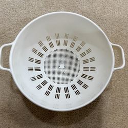 Large Plastic Deep Strainer Colander with handles 