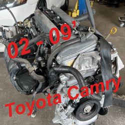 02 - 09 Toyota Camry 2.4L Engine