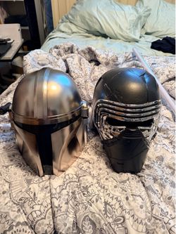 Mando helmet Kylo Helmet Luke skywalker saber