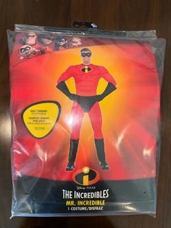 Mr Incredible Men’s Costume Standard Size - The Incredibles- New/Unworn