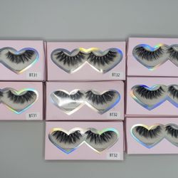 Brand New False Lashes — 3D/4D Mink Styles 
