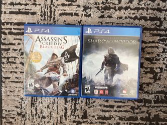 PS4 Game Bundle – Assassin's Creed IV & Shadow of Mordor