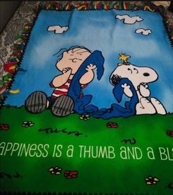 Project Linus/snoopy blanket