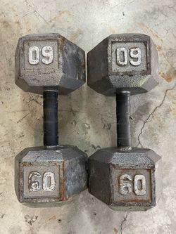 60 lb dumbbells