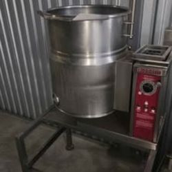 Blodgett 20 Gallon Table top included Tilted Gas Kettle  Steam Jacketed