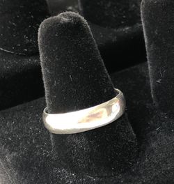 Real Silver Band sz 8