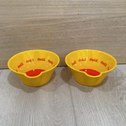 2 Vintage Collectible Coca Cola Bowls!