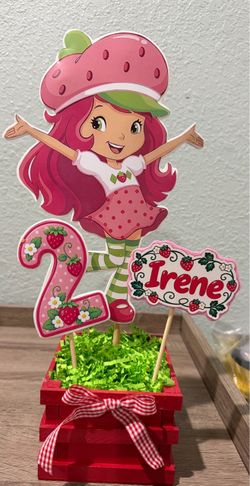 Strawberry Shortcake Birthday Centerpiece