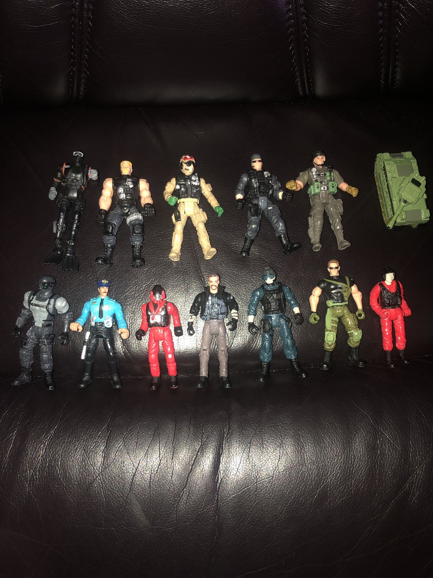 Lot Of 12 Lanard Corps, Chap Mei, Military 4" Action Figures