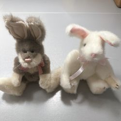 Boyds Bear Bunny Set Of 2
