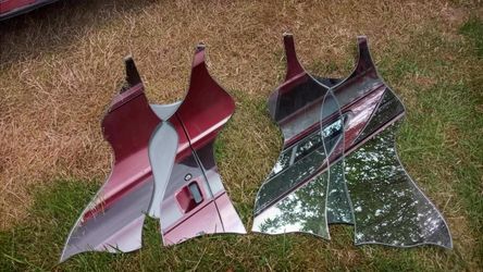Mirrors hand cut