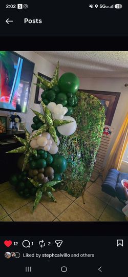 Camo netting . Not balloons