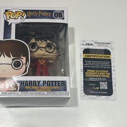 Daniel Radcliffe Harry Potter Autographed Funko Pop JSA Signed In Person