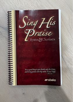 Sing His Praise Abeka bible hymn book READ DESC
