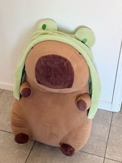Large capybara stuffed animal