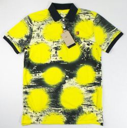 New The Nike Polo Opti Yellow Tennis Polo Shirt Size Mens M #DV9048-731