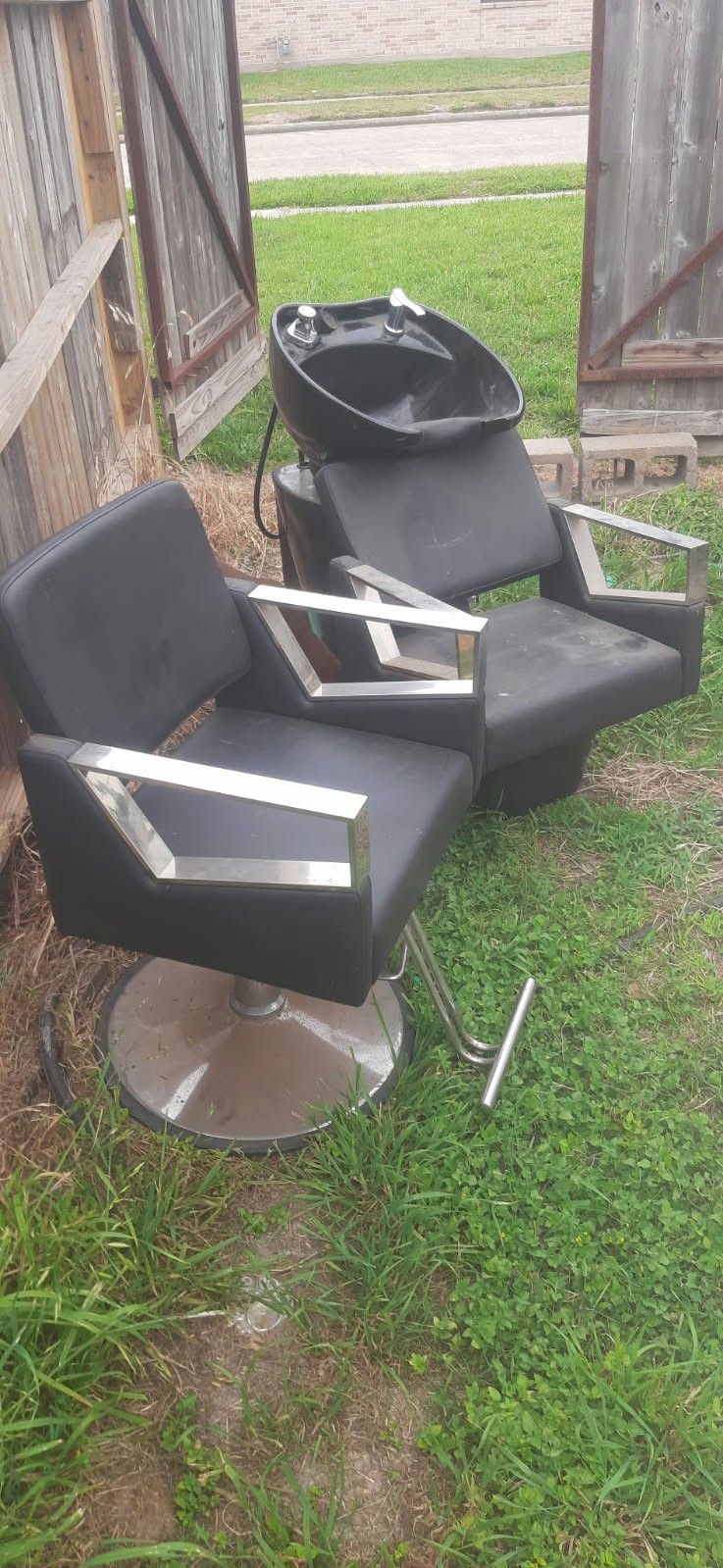 Salon Barber Chair Shampoo Station