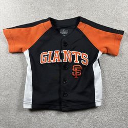San Francisco Giants Jersey Infant 12 Months Black Orange MLB Baseball #2B