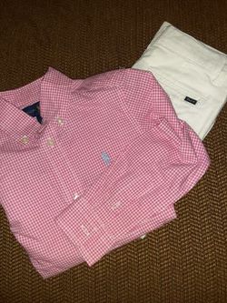 Size 4T polo pant and shirt
