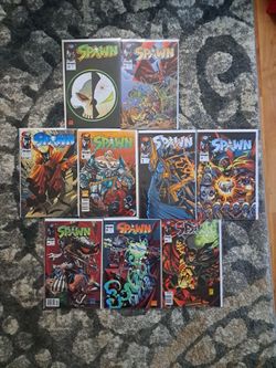 9 Spawn Comic Books