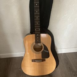 Fender FA-100 Acoustic Guitar With Bag And Capo 