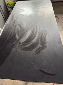 Black office table