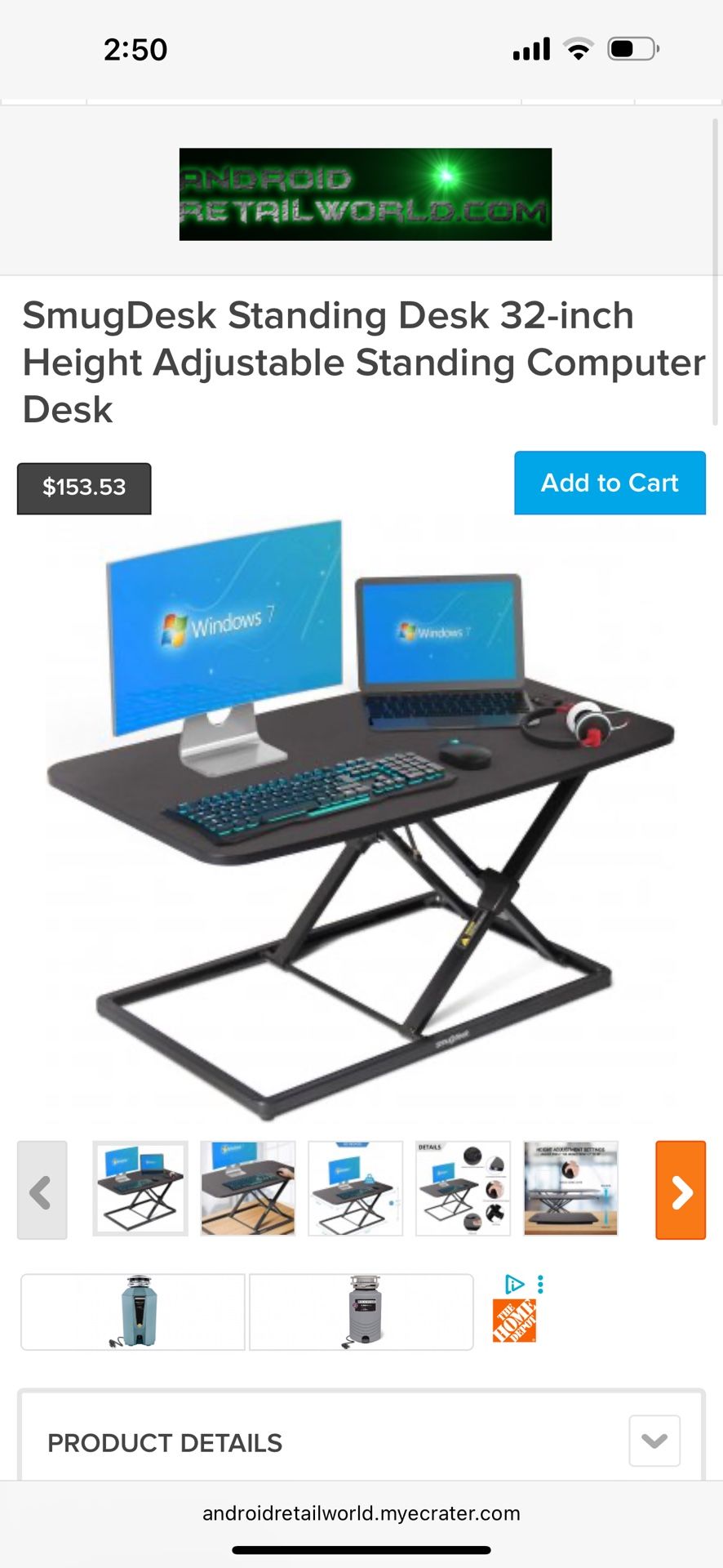 Adjustable Standing Desk