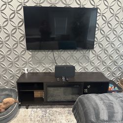 TV Stand With fireplace 