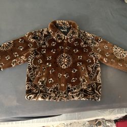 Supreme Bandana Faux Fur Bomber Jacket