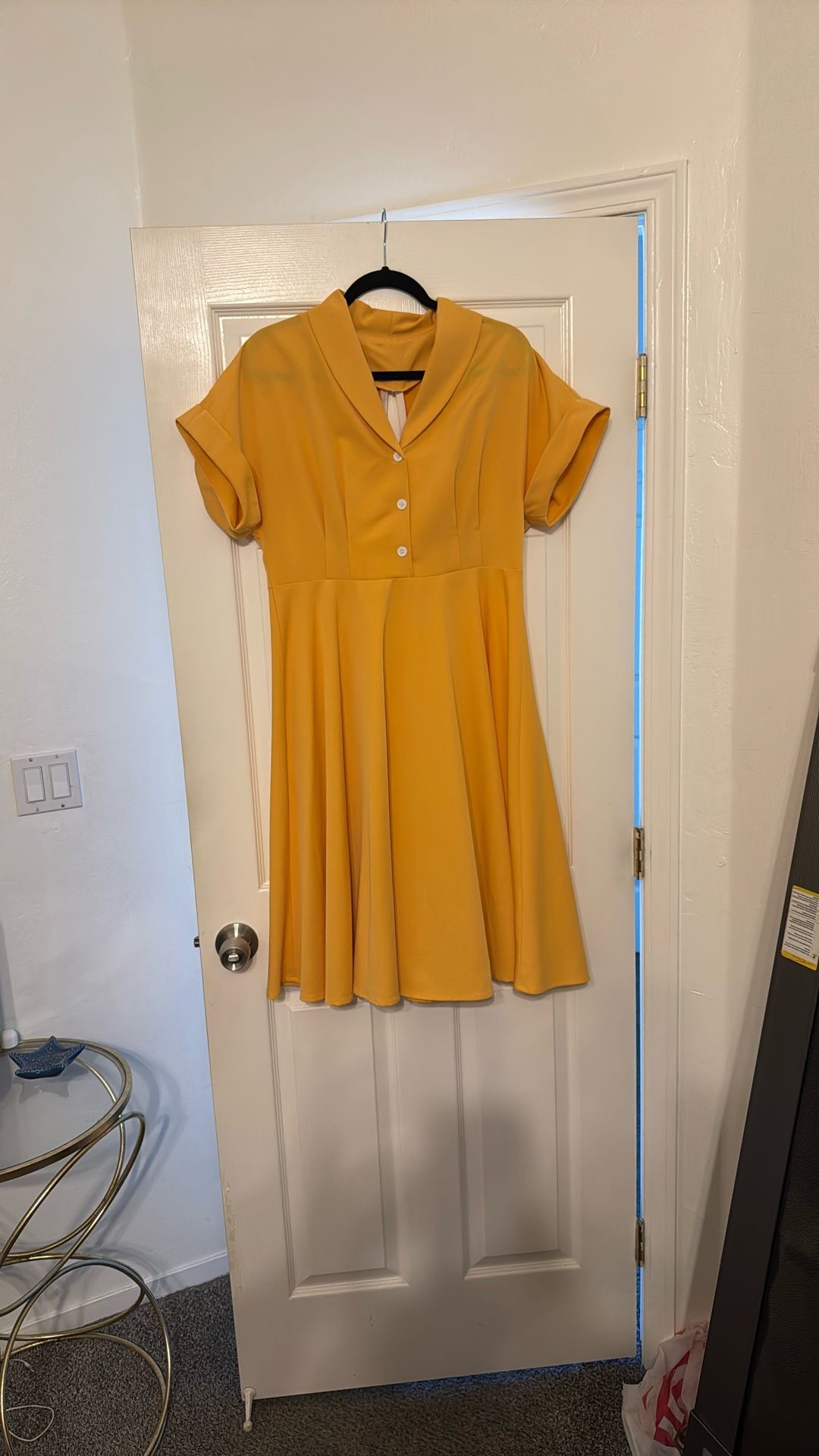 Yellow Swing Dress XL