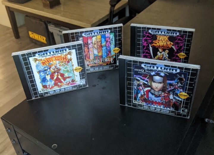 Sega Saturn - 4 Reproduction Games