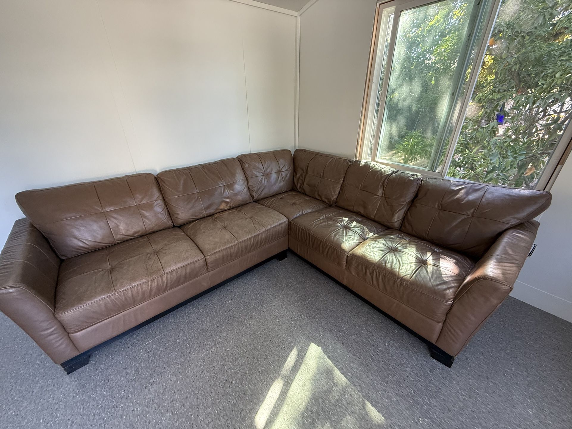 Leather Sectional Couch
