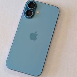 Like New Teal iPhone 16 5G 256GB for at&t cricket Lycamobile Boost Mobile H2O Wireless