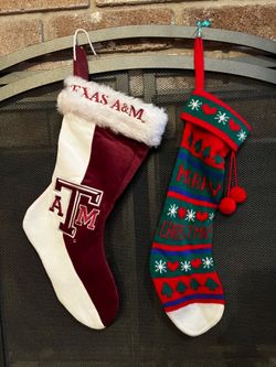 Texas A&M And Merry Christmas Stockings