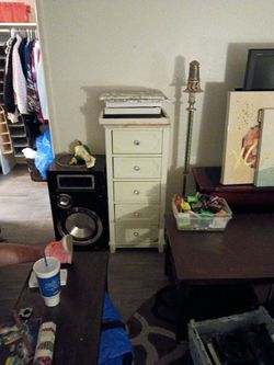 5 drawers tall dresser set of 2