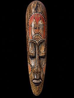 African Carved Wooden Tribal Mask