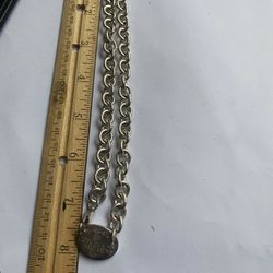 Tiffany necklace 925 .  8 inches 