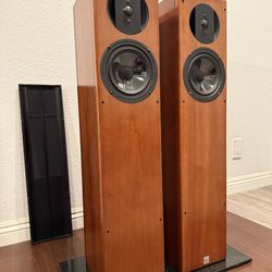 Vienna Acoustic Bach GRAND Floor Standing Speakers in Cherry