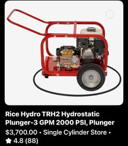 3gpm 2000 psi gas rest pump