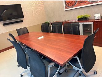 Executive Conference Table – Cherry Wood Finish