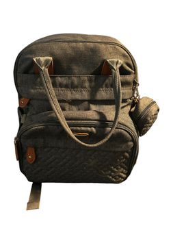Stylish gray Bobbleroo waterproof backpack 