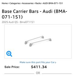 Brand New Audi Roof Racks