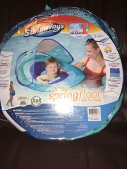 Baby Float Sun Canopy Blue