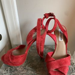 Red Steve Madden High Heels