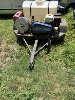 Pressure Washing Trailer