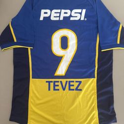 Tevez Boca Jrs Retro Jersey 