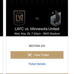 LAFC Tickets Vs Minnesota 