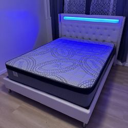 Queen Size Mattress Pillow Top New 12"